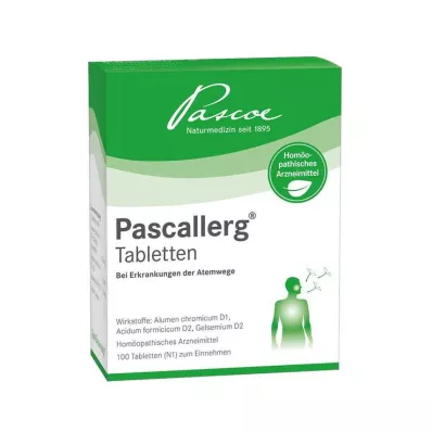 Pascallerg tabletės, 100 vnt Pascallerg tabletės, 100 vnt