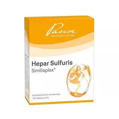 HEPAR SULFURIS SIMILIAPLEX Tabletės, 100 vnt