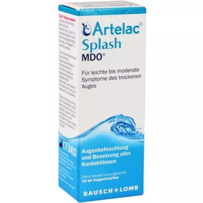 ARTELAC Splash MDO akių lašai, 1X10 ml