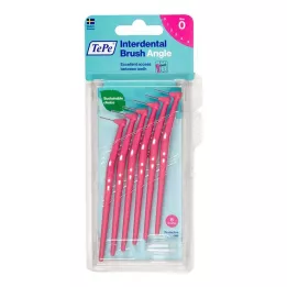 TEPE Tarpdančių šepetėlis Angle 0,4 mm ISO 0 rožinės spalvos, 6 vnt