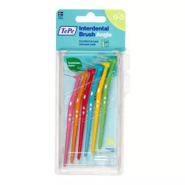 TEPE Tarpdančių šepetėlis Angle mixed, 6 vnt