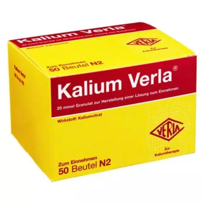 KALIUM VERLA Granulės Btl., 50 vnt