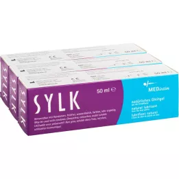 SYLK Natūralus lubrikantas gelis, 3X50 ml