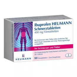 IBUPROFEN Heumann Pain Relief Tablets 400 mg, 50 buc