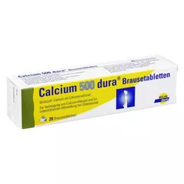 CALCIUM 500 dura putojančių tablečių, 20 vnt
