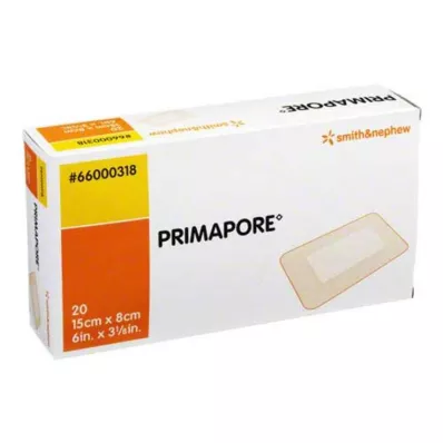 Primapore žaizdų tvarstis 15x8 cm, 20 vnt Primapore žaizdų tvarstis 15x8 cm, 20 vnt