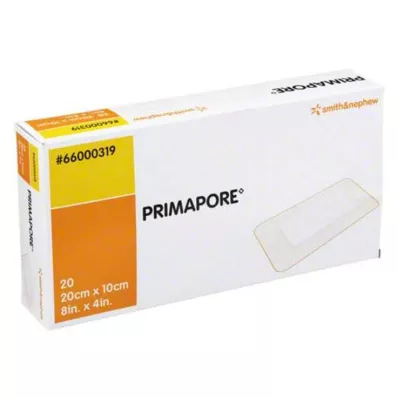 Primapore žaizdų tvarstis 20x10 cm, 20 vnt Primapore žaizdų tvarstis 20x10 cm, 20 vnt