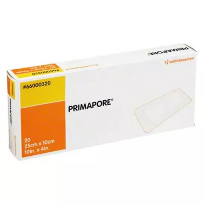 Primapore žaizdų tvarstis 25x10 cm, 20 vnt Primapore žaizdų tvarstis 25x10 cm, 20 vnt