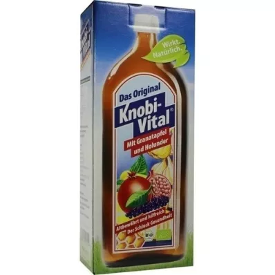 KNOBIVITAL su granatais ir šeivamedžio uogomis, 960 ml