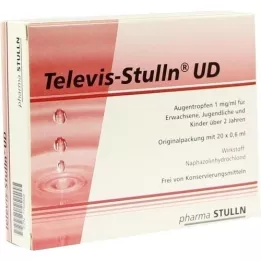 TELEVIS Stulln UD Akių lašai, 20X0,6 ml