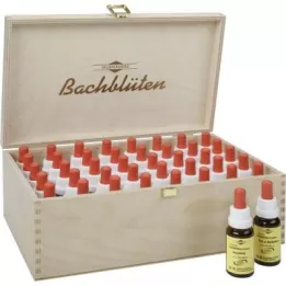 Originalus BACHBLüTEN Murnau lašų rinkinys medinėje dėžutėje, 38X20 ml