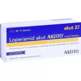 LOPERAMID ūmios Aristo 2 mg tabletės, 10 vnt