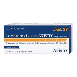 Loperamide acute Aristo® 2 mg tabletės, 10 vnt