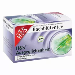 H&amp;S Bach Flower Balance arbatos filtravimo maišelis, 20X3,0 g