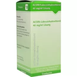 ACOIN-Lidokaino hidrochlorido 40 mg/ml tirpalas, 50 ml