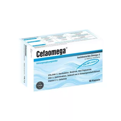 Cefaomega kapsulės, 90 vnt Cefaomega kapsulės, 90 vnt