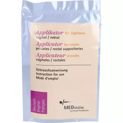 VAGINAL APPLIKATOR žvakutėms, 3 vnt