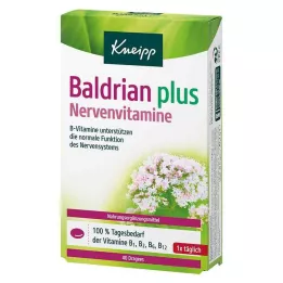 KNEIPP Valerijono ir nervų vitaminų dengtos tabletės, 40 vnt