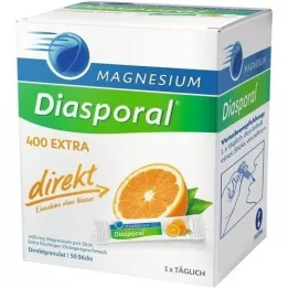 MAGNESIUM DIASPORAL 400 Extra direct granulių, 50 vnt