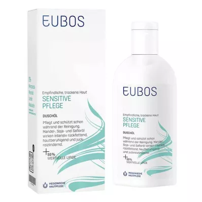 EUBOS SENSITIVE Dušo aliejus F, 200 ml