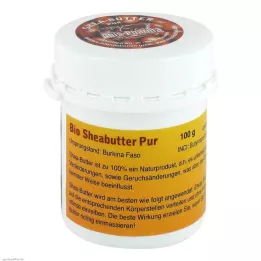 SHEABUTTER Ekologiškas grynas nerafinuotas, 100 g