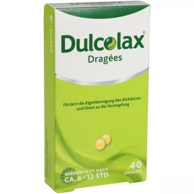 DULCOLAX Dragees enterinėmis plėvele dengtos tabletės, 40 vnt