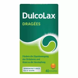 Dulcolax dragees 5 mg skrandyje neirios tabletės, 40 vnt