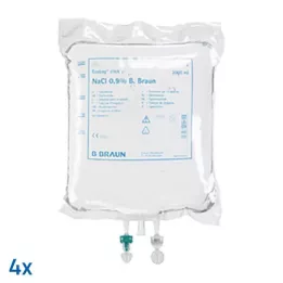 KOCHSALZLÖSUNG 0,9 % B.Braun skalavimo tirpalas Ecob.Click, 4X3000 ml