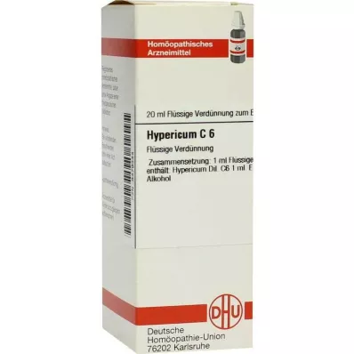 HYPERICUM C 6 skiedinys, 20 ml