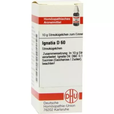 IGNATIA D 60 rutuliukų, 10 g IGNATIA D 60 rutuliukų, 10 g