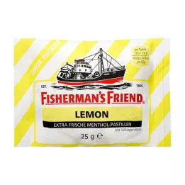 FISHERMANS FRIEND Citrinos be cukraus pastilės, 25 g