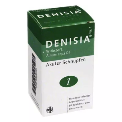 DHU Denisia 1 peršalimo tabletės, 80 vnt DHU Denisia 1 peršalimo tabletės, 80 vnt