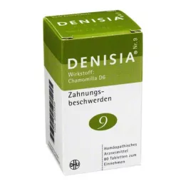 DENISIA 9 kramtymo tabletės, 80 vnt