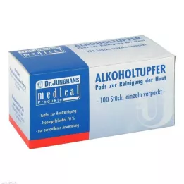 ALKOHOLTUPFER 3x6 cm sterilūs, 100 vnt