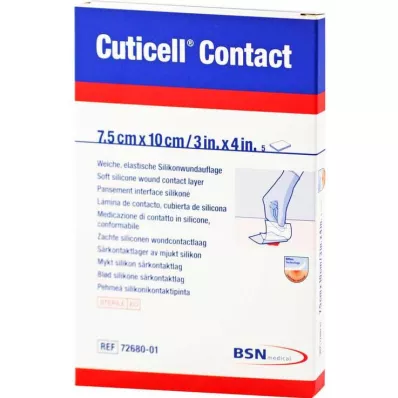 Cuticell Contact 7,5x10 cm tvarstis, 5 vnt Cuticell Contact 7,5x10 cm tvarstis, 5 vnt