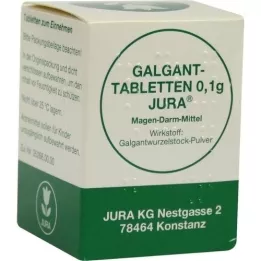 GALGANTTABLETTEN 0,1 g Jura, 100 vnt