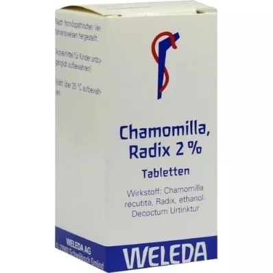 CHAMOMILLA RADIX 2% tabletės, 100 vnt