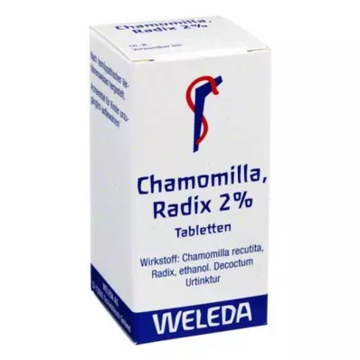 Chamomilla Radix 2% tabletės, 100 vnt Chamomilla Radix 2% tabletės, 100 vnt