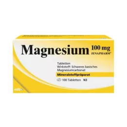 MAGNESIUM 100 mg Jenapharm tabletės, 50 vnt