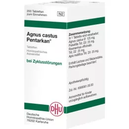 AGNUS CASTUS PENTARKAN Tabletės, 200 vnt