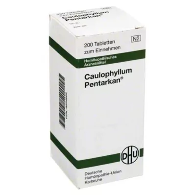 DHU Caulophyllum Pentarkan tabletės, 200 vnt