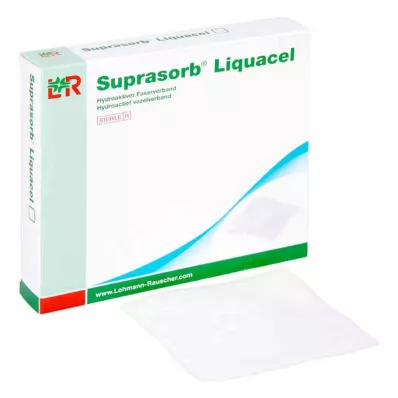 SUPRASORB Hidroaktyvaus pluošto kompozitas Liquacel 15x15 cm, 4 vnt SUPRASORB Hidroaktyvaus pluošto kompozitas Liquacel 15x15 cm, 4 vnt