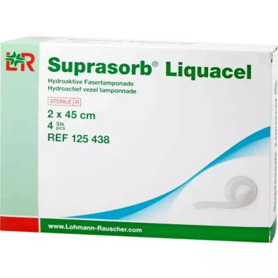 Suprasorb Liquacel Hydroact.fiber jungtis 2x45 cm (4 vnt.) Suprasorb Liquacel Hydroact.fiber jungtis 2x45 cm (4 vnt.)