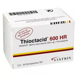 THIOCTACID 600 HR plėvele dengtų tablečių, 30 vnt
