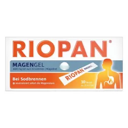 RIOPAN Skrandžio gelio lazdelių pakuotė, 10X10 ml