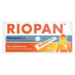 RIOPAN Skrandžio gelio lazdelių pakuotė, 20X10 ml