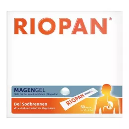 RIOPAN Skrandžio gelio lazdelių pakuotė, 50X10 ml