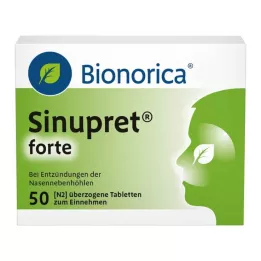 SINUPRET forte dengtos tabletės, 50 vnt