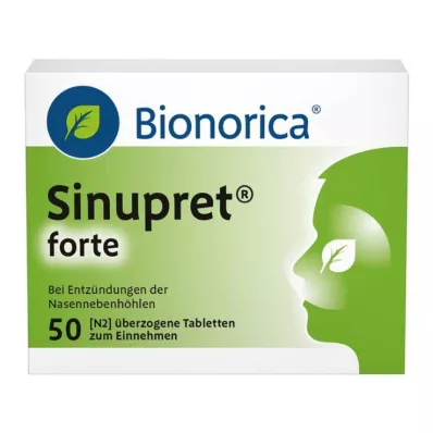 SINUPRET forte dengtos tabletės, 50 vnt