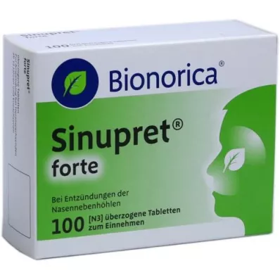 SINUPRET forte dengtos tabletės, 100 vnt